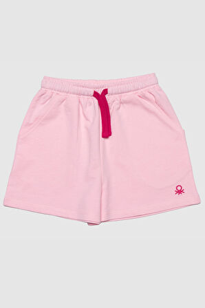 BENETTON KIZ ÇOCUK ŞORT-AÇIK PEMBE | 11-12 Yaş
