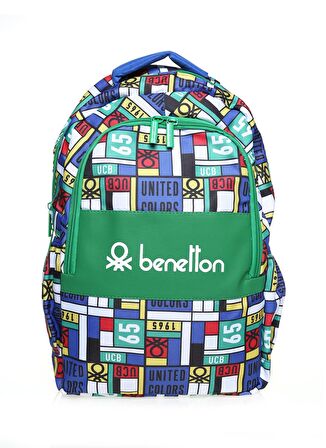 OVER-Q İmperteks Lacivert Erkek Çocuk Sırt Çantası BENETTON 76117