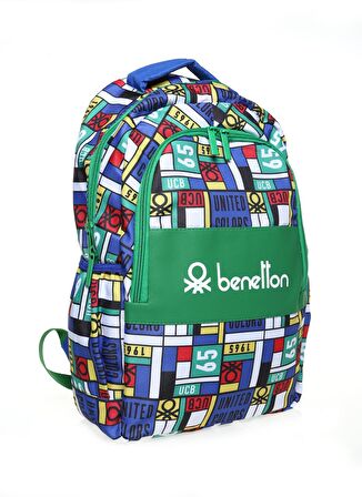 OVER-Q İmperteks Lacivert Erkek Çocuk Sırt Çantası BENETTON 76117