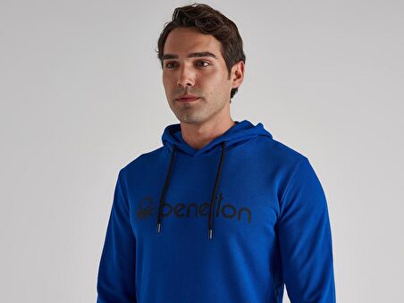 Benetton Kapüşonlu Erkek Sweatshirt