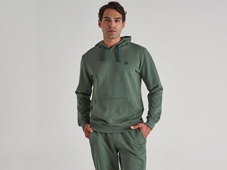 Benetton Kapüşonlu Erkek Sweatshirt