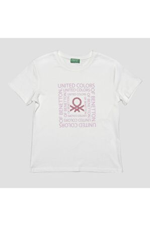 United Colors of Benetton Kız Çocuk T-Shirt BNT-G20498