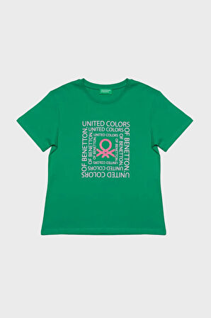 United Colors Of Benetton Kız Çocuk T Shirt BNTG20498