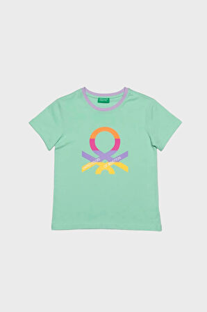 United Colors Of Benetton Kız Çocuk T Shirt BNTG20495