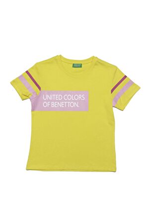 United Colors of Benetton Kız Çocuk T-Shirt BNT-G20501