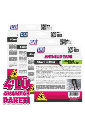 Segnan 4 Adet Zemin Merdiven Kaydırmaz Bant 50mmx25mt