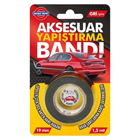 Araç Aksesuar, Ogs, Spoiler, Anten, Harf Yapıştırma Bandı En:19mm Boy:1,5mt