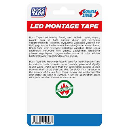 Boss Tape Şerit Led Yapıştırma Bandı