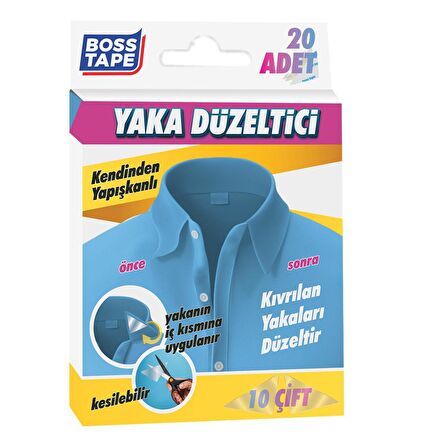 Boss Tape Yaka Düzleştirici Yapışkanlı Balin 20 Adet