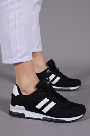 Tonny Black Siyah Beyaz Unisex Spor Ayakkabı Tb282  Siyah Beyaz-39