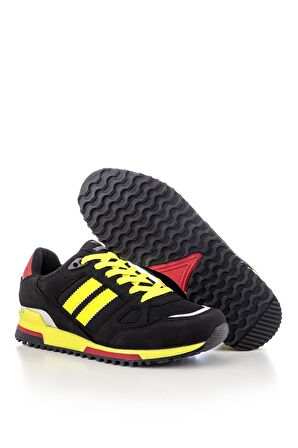 Tonny Black Siyah Sarı Unisex Spor Ayakkabı Tb282  Siyah Sarı-39