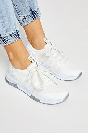 Tonny Black Beyaz Unisex Spor Ayakkabı Tbqnt Beyaz-37