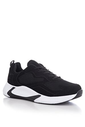 Tonny Black Siyah Beyaz Unisex Spor Ayakkabı V2901 Siyah Beyaz-44