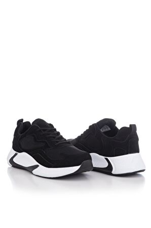 Tonny Black Siyah Beyaz Unisex Spor Ayakkabı V2901 Siyah Beyaz-44