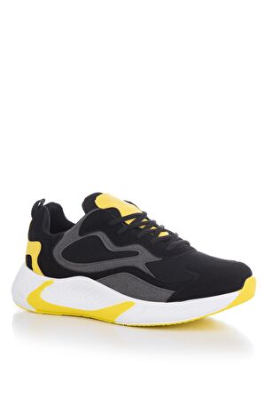 Tonny Black Siyah Sarı Unisex Spor Ayakkabı V2901 Siyah Sarı-42