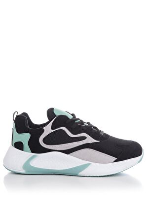 Tonny Black Siyah Yeşil Unisex Spor Ayakkabı V2901