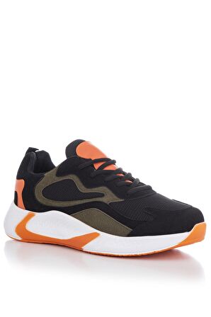 Tonny Black Siyah Turuncu Unisex Spor Ayakkabı V2901 Siyah Turuncu-43