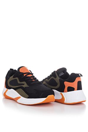 Tonny Black Siyah Turuncu Unisex Spor Ayakkabı V2901 Siyah Turuncu-43