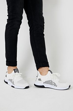 Tonny Black Beyaz Siyah Unisex Spor Ayakkabı Tbqnl Beyaz Siyah-36