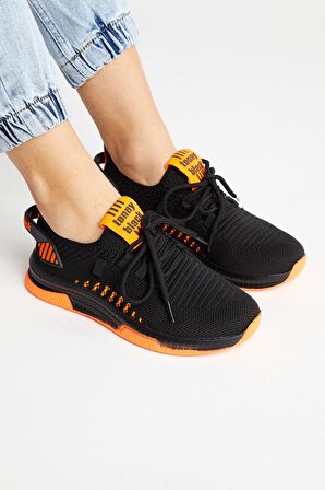 Tonny Black Siyah Turuncu Unisex Spor Ayakkabı Tbqnl Siyah Turuncu-42
