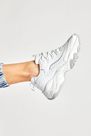 Tonny Black Beyaz Kadın Spor Ayakkabı Tb7040 Beyaz-38