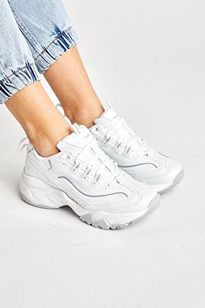 Tonny Black Beyaz Kadın Spor Ayakkabı Tb7040 Beyaz-38