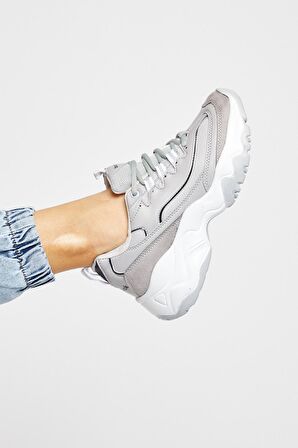 Tonny Black Buz Kadın Spor Ayakkabı Tb7040 Buz-37