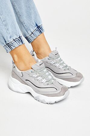 Tonny Black Buz Kadın Spor Ayakkabı Tb7040 Buz-37