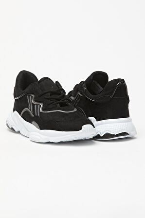 Tonny Black Siyah Süet Unisex Spor Ayakkabı Tb248  Siyah Süet-40