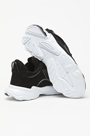 Tonny Black Siyah Süet Unisex Spor Ayakkabı Tb248  Siyah Süet-40