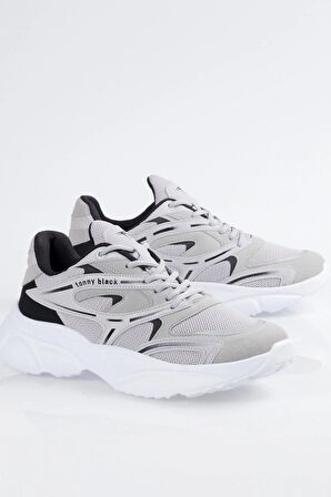 Tonny Black Unisex Gri Faylon Taban Spor Ayakkabı Tbb013