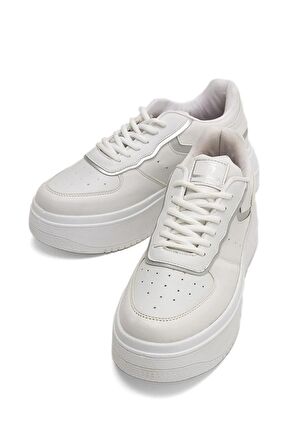 Tonny Black Kadın Beyaz Sneaker Rahat Kalıp Kadın Spor Ayakkabı