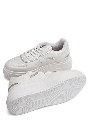 Tonny Black Kadın Beyaz Sneaker Rahat Kalıp Kadın Spor Ayakkabı