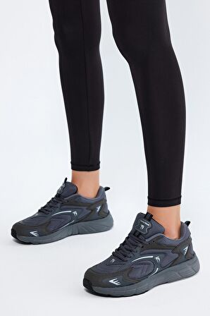 Tonny Black Unisex Füme Faylon Taban Rahat Kalıp Unisex Ayakkabı
