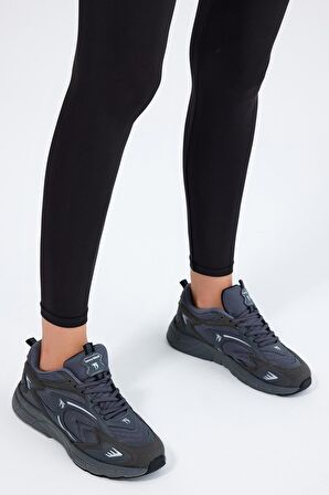 Tonny Black Unisex Füme Faylon Taban Rahat Kalıp Unisex Ayakkabı