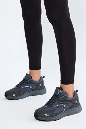 Tonny Black Unisex Füme Faylon Taban Rahat Kalıp Unisex Ayakkabı
