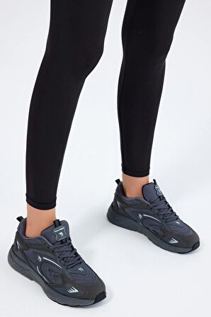 Tonny Black Unisex Füme Faylon Taban Rahat Kalıp Unisex Ayakkabı