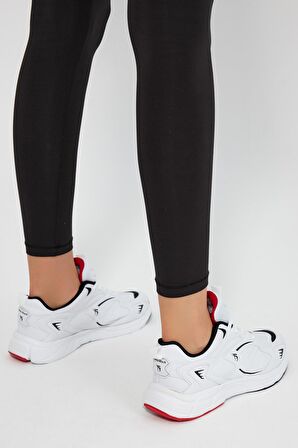 Tonny Black Unisex Beyaz Cilt Faylon Taban Rahat Kalıp Unisex Ayakkabı