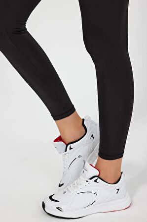 Tonny Black Unisex Beyaz Cilt Faylon Taban Rahat Kalıp Unisex Ayakkabı