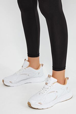 Tonny Black Unisex Beyaz Bej Faylon Taban Rahat Kalıp Unisex Ayakkabı