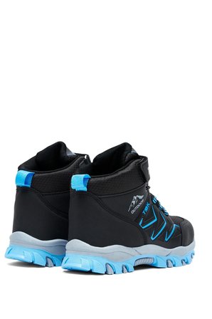 Tonny Black Çocuk Unisex Siyah Bebe Mavisi Rahat Kalıp Renkli Taban Bot