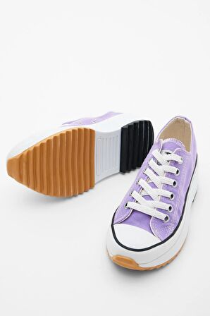 Tonny Black Unisex Lila Rahat Kalıp Snekar Ayakkabı