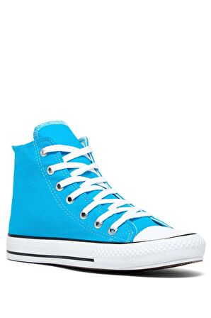 Tonny Black Çocuk Unisex Mavi Rahat Kalıp Bağcıklı Uzun Spor Ayakkabı