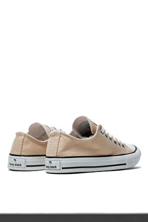 Tonny Black Unisex Bej Rahat Kalıp Sneaker Ayakkabı