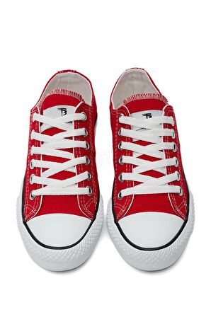 Tonny Black Unisex Kırmızı Rahat Kalıp Sneaker Ayakkabı