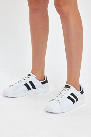Tonny Black Unisex Beyaz Rahat Kalıp Sneaker Ayakkabı