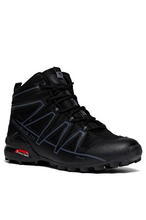 Tonny Black Unisex Siyah Rahat Kalıp Trekking Bot