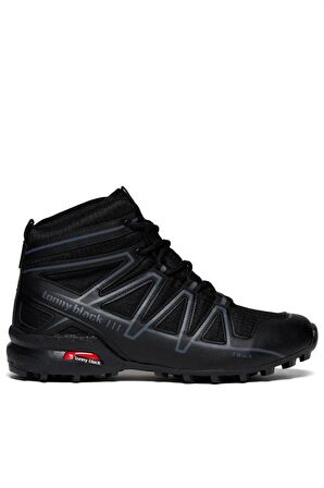 Tonny Black Unisex Siyah Rahat Kalıp Trekking Bot