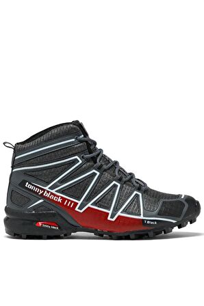Tonny Black Unisex Füme Beyaz Rahat Kalıp Trekking Bot