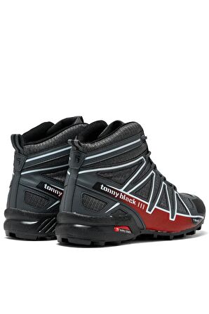 Tonny Black Unisex Füme Beyaz Rahat Kalıp Trekking Bot